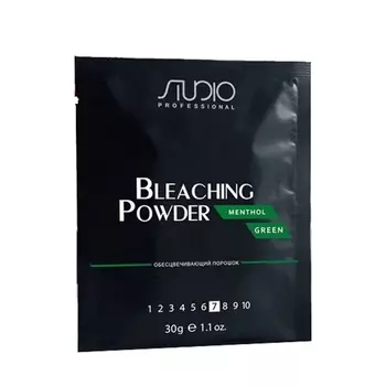 KAPOUS Порошок обесцвечивающий для волос / Menthol Green 30 г