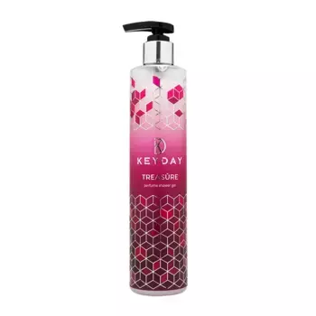 KEYDAY Гель для душа с экстрактом жемчуга / KeyDay Treasure Rose 450 мл