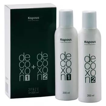 KAPOUS Средство для удаления краски с волос / Decoxon 2 Faze 2*200 мл