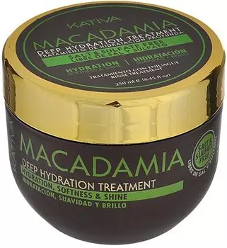 KATIVA Уход интенсивный увлажняющий для волос / MACADAMIA 250 мл