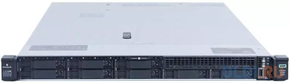 Сервер HPE DL360 Gen10, 1x 4210 Xeon-S 10C 2.2GHz, 1x16GB-R DDR4, P408i-a/2GB (RAID 1+0/5/5+0/6/6+0/1+0 ADM) noHDD (8/10+1 SFF 2.5" HP) 1x500W (up2), 4x1Gb/s FLR, noDVD, iLO5, Rack1U, 3-3-3