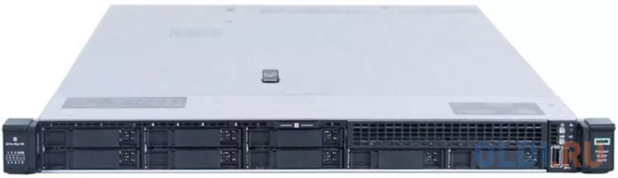 Сервер HPE DL360 Gen10, 1x 4214 Xeon-S 12C 2.2GHz, 1x16GB-R DDR4, P408i-a/2GB (RAID 1+0/5/5+0/6/6+0/1+0 ADM) noHDD (8/10+1 SFF 2.5" HP) 1x500W (up2), 4x1Gb/s FLR, noDVD, iLO5, Rack1U, 3-3-3