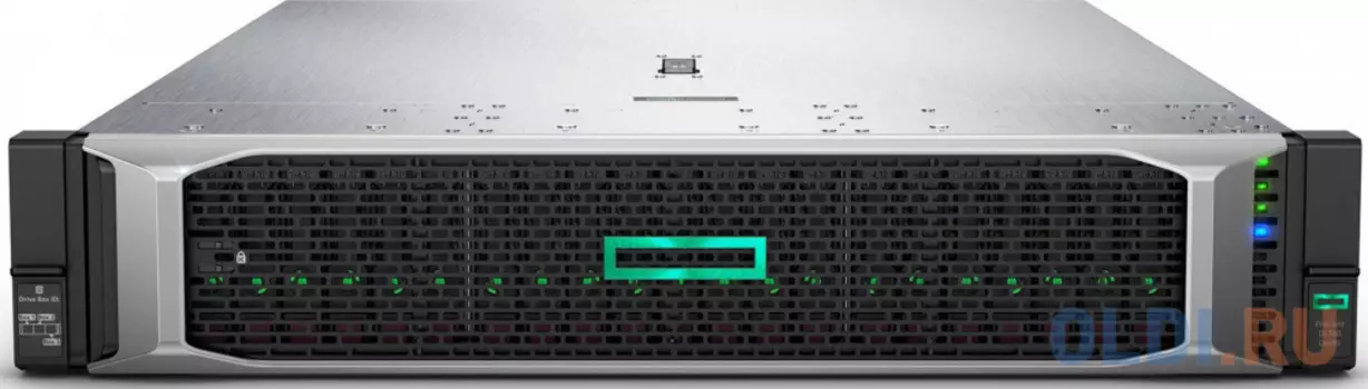 Сервер HPE DL380 Gen10, 1x 4210 Xeon-S 10C 2.2GHz, 1x32GB-R DDR4, P408i-a/2GB (RAID 1+0/5/5+0/6/6+0/1+0 ADM) noHDD (8/24+6 SFF 2.5" HP) 1x500W (up2), 4x1Gb/s FLR, noDVD, iLO5, Rack2U, 3-3-3