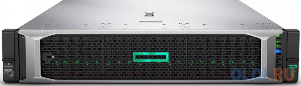 Сервер HPE DL380 Gen10, 1x 5220 Xeon-G 18C 2.2GHz, 1x32GB-R DDR4, P408i-a/2GB (RAID 1+0/5/5+0/6/6+0/1+0 ADM) noHDD (8/24+6 SFF 2.5" HP) 1x800W (up2), 2x 10/25GbE SFP28 FLR, noDVD, iLO5, Rack2U, 3-3-3
