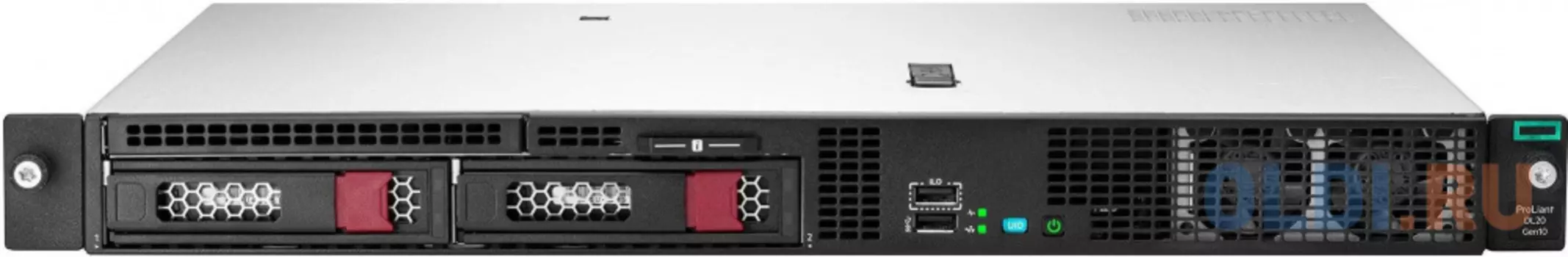 Сервер HPE ProLiant DL20 Gen10 1xE-2224 1x16Gb LFF-2 S100i 1G 2P 1x290W (P17079-B21)