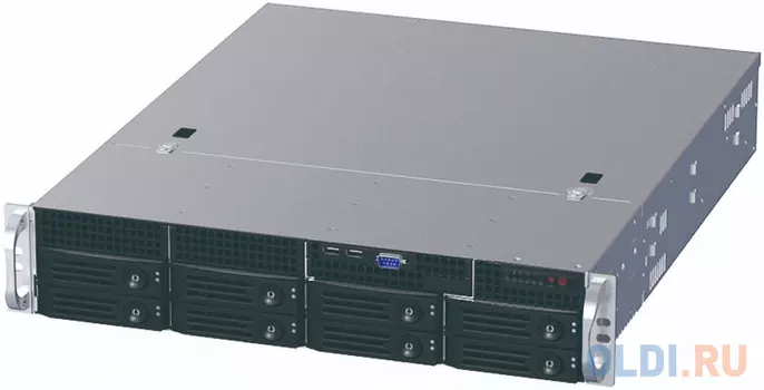 Серверный корпус 2U Ablecom CS-R25-07P 550 Вт чёрный