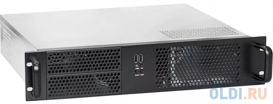Серверный корпус 2U Exegate 2U650-08 Без БП черный серый