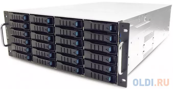 Серверный корпус 4U AIC XP1-S402LB01 1200 Вт чёрный серый