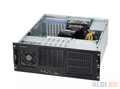 Серверный корпус Supermicro CSE-842I-500B 4U ATX 5x3.5'' 500Вт черный