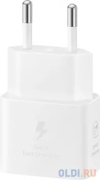 Сетевое зар./устр. Samsung 25W 3A (PD) USB Type-C белый (EP-T2510XWEGEU)