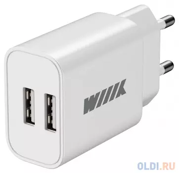Сетевое зар./устр. Wiiix UNN-1-2-01 2.4A+2.4A белый