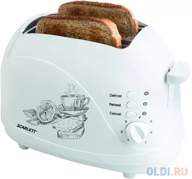 Сэндвичница Scarlett SC-TM11007 700Вт белый