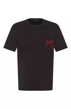 Хлопковая футболка Zilli