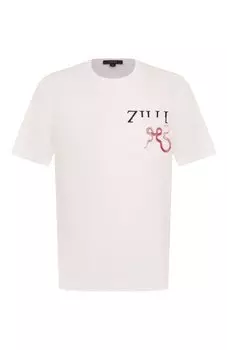Хлопковая футболка Zilli
