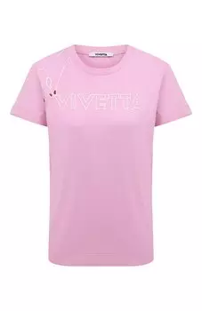 Хлопковая футболка Vivetta