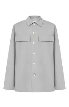 Хлопковая куртка-рубашка Jil Sander