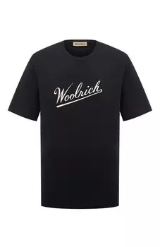 Хлопковая футболка Woolrich