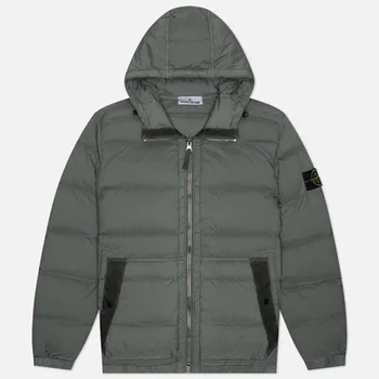 Мужской пуховик Stone Island Seamless Tunnel Nylon Down-TC, цвет серый, размер M
