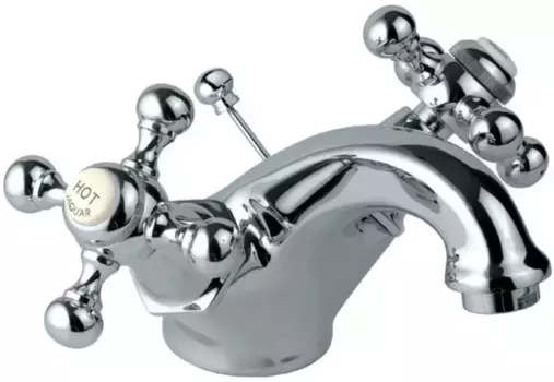 Смеситель для раковины с донным клапаном Jaquar Queen’s QQT-CHR-7173B