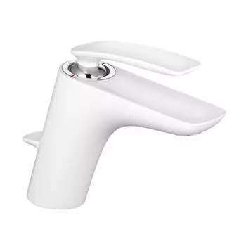 Смеситель для раковины с донным клапаном Kludi Balance White 520239175