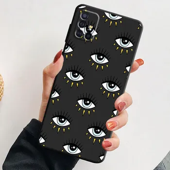 Case Coque for Xiaomi Mi 12 A2 Lite Note 10 Pro 10 5G 9T 10T 11T 9 SE 12X 11 Lite 10S Lucky Eye Blue Evil Eye Print TPU Soft Xiaomi Mi A2 Lite