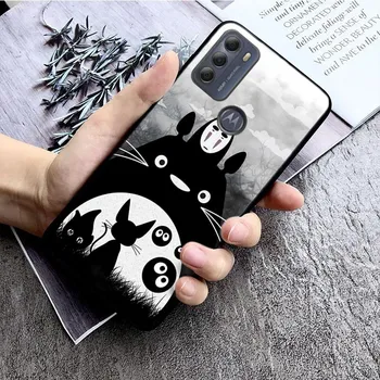 Чехол для телефона Totoro Ghibli с аниме для Motorola Moto E32 E20 E40 G22 G52 G20 G30 G100 G60 G50 G10 GPure GStylus G9 One Action Macro Moto G9 Plus