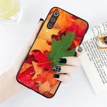 Чехол для телефона с изображением тыквы и осенними листьями для Xiaomi Redmi Note 11 10 9T 8 7 Pro Redmi 9 9A 9C 8 7 6, мягкий черный чехол для телефона Redmi Note 11 or 11S