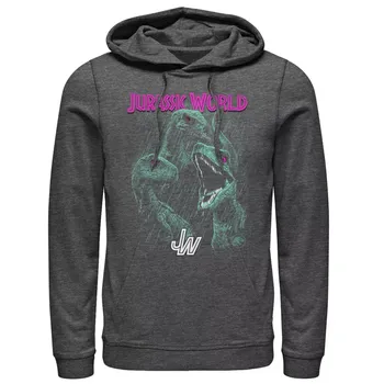 Мужская толстовка Jurassic World Two Raptors Neon Glow Squad Licensed Character
