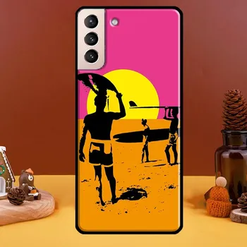 Surf Surfing Phone Case For Samsung Galaxy S21 S22 Ultra Note 20 S8 S9 S10 Note 10 Plus S20 FE Fundas Galaxy S8