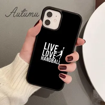 Чехол для телефона с гандбольным спортом для iPhone 11, 12, 13, 14 Pro Max mini X XR XS SE 2020 5 6S 7 8 Plus Samsung Galaxy S21 S22 iPhone 6plus