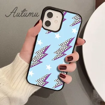 Shadowed Lightning Bolt Phone Case for iPhone 11 12 13 14 Pro Max mini XR XS SE 2020 7 8 Plus Samsung Galaxy S21 S22 shell iPhone 6plus