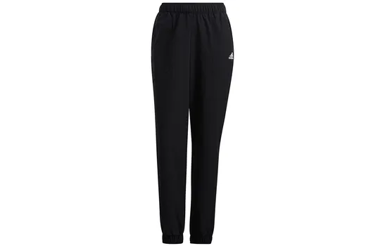 Трикотажные спортивные штаны женские черные Adidas