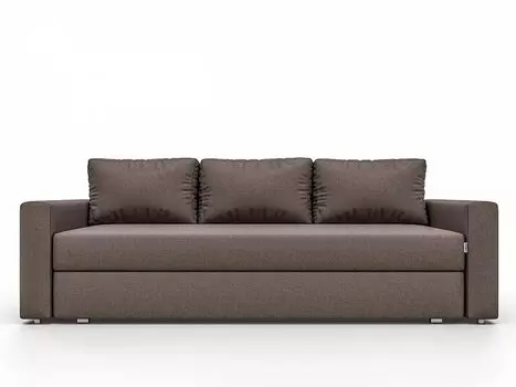 Диван прямой Бергамо механизм Еврокнижка Brown 800*2300*990