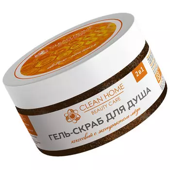 Гель-скраб для душа Clean Home Beauty Care Detox-пилинг с экстрактом мёда 250мл