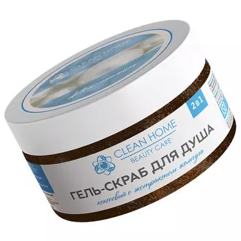 Гель-скраб для душа Clean Home Beauty Care Detox-пилинг с экстрактом жемчуга 250мл