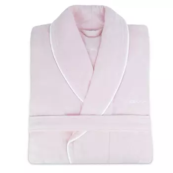 Халат махровый унисекс Gant Home Organic Premium размер S, розовый