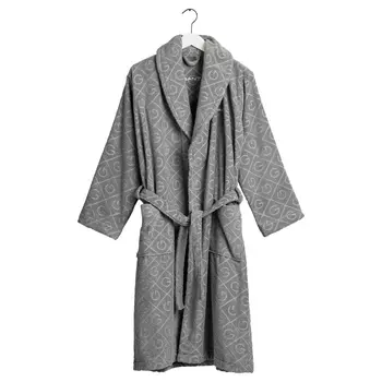 Халат унисекс Gant Home Organic G размер XL, темно-серый