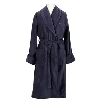 Халат унисекс Gant Home Premium Velour размер XL, синий
