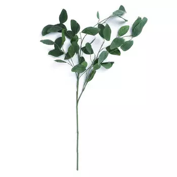 Искусственные цветы Silk-ka Ветка эвкалипта, 89см