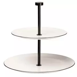Этажерка 2-х уровневая Asa Selection A Table Ligne Noire