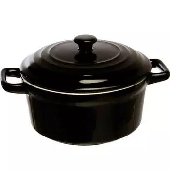 Кастрюлька 15см Tognana Forno&Dintorni, цвет черный