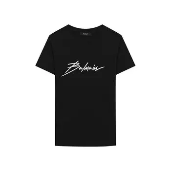 Хлопковая футболка Balmain