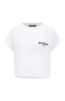 Хлопковая футболка Balmain