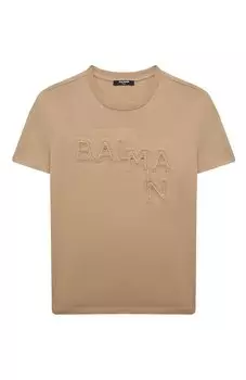 Хлопковая футболка Balmain