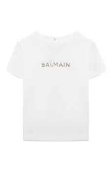 Хлопковая футболка Balmain