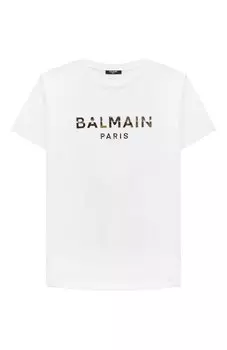 Хлопковая футболка Balmain