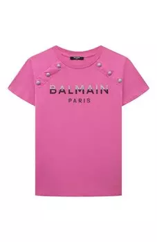 Хлопковая футболка Balmain