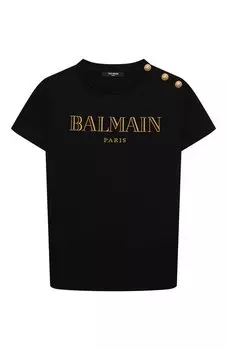 Хлопковая футболка Balmain