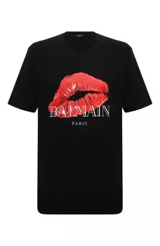 Хлопковая футболка Balmain