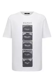 Хлопковая футболка Balmain